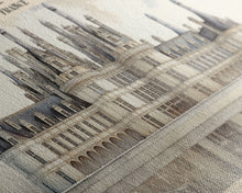 Cargar imagen en el visor de la galería, Château de Chambord Travel Poster Print, Framed Canvas Print, COUNTRY Travel Art, Wood Framed Art, Wall Hanging, Home Decor
