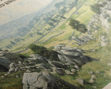 Load image into Gallery viewer, Dartmoor National Park COUNTRY Travel Poster Print, Framed Canvas Print, COUNTRY Travel Art, Wood Framed Art, Wall Hanging, Home Decor
