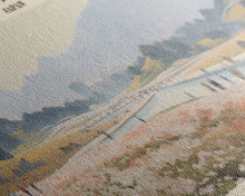 Cargar imagen en el visor de la galería, Hitachi Seaside Park COUNTRY | Framed Travel Poster Canvas Print | Trendy Wall Art | Watercolor Painting | Living Room Art | Unique Art

