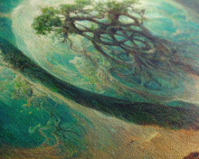 Load image into Gallery viewer, Gaia, norse mythology, canvas print, high fantasy art
