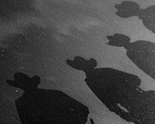 Load image into Gallery viewer, Cowboy Prints Framed Wall Art, Western Decor, Farmhouse Decor, Cowboy Photography, Gloss Metal Wall Art, Wood Framed Rustic Decor
