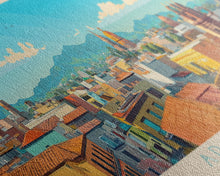 Carregar imagem no visualizador da galeria, Apodaca, Mexico Panoramic Travel Poster Canvas Print, Apodaca, Mexico Painting, Mexico Art, Apodaca Panoramic Travel Art, Travel Painting
