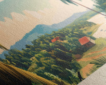 Carregar imagem no visualizador da galeria, Capiata, Paraguay Panoramic Travel Poster Canvas Print, Capiata, Paraguay Painting, Paraguay Art, Capiata Travel Art, Living Room Painting
