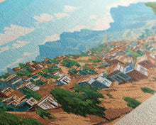 Load image into Gallery viewer, Dire Dawa, Ethiopia Travel Poster Panoramic Canvas Print, Dire Dawa, Ethiopia Painting, Ethiopia Art, Dire Dawa Travel Art, Guest Room Painting
