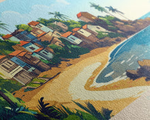 Load image into Gallery viewer, Divo, Ivory Coast Travel Poster Panoramic Canvas Print, Divo, Ivory Coast Painting, Ivory Coast Art, Divo Travel Art, Guest Room Painting
