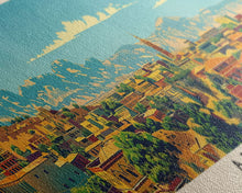 Carregar imagem no visualizador da galeria, Adama, Ethiopia Panoramic Canvas Print, Adama, Ethiopia Painting, Ethiopia Art, Adama Travel Poster, Travel Art, Vacation Gift
