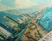Carregar imagem no visualizador da galeria, Antofagasta, Chile Panoramic Canvas Print, Antofagasta, Chile Painting, Chile Art, Antofagasta Travel Poster, Travel Art, Housewarming Gift
