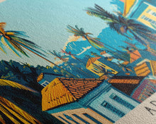 Carregar imagem no visualizador da galeria, Aracaju, Brazil Panoramic Canvas Print, Aracaju, Brazil Painting, Brazil Art, Aracaju Travel Poster, Travel Art, Living Room Painting
