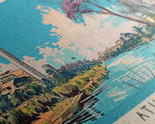 Carregar imagem no visualizador da galeria, Athi River, Kenya Panoramic Canvas Print, Athi River, Kenya Painting, Kenya Art, Athi River Travel Poster, Travel Art, Guest Room Painting
