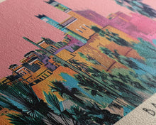 Carregar imagem no visualizador da galeria, Bamako, Mali Panoramic Canvas Print, Bamako, Mali Painting, Mali Art, Bamako Travel Poster, Travel Art, Guest Room Painting
