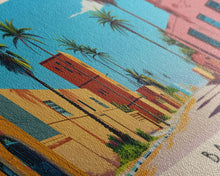 Load image into Gallery viewer, Banadir, Somalia Panoramic Canvas Print, Banadir, Somalia Painting, Somalia Art, Banadir Travel Poster, Travel Art, Living Room Painting
