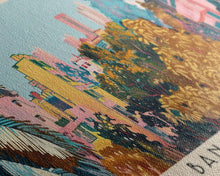 Load image into Gallery viewer, Bangalore, India Panoramic Canvas Print, Bangalore, India Painting, India Art, Bangalore Travel Poster, Travel Art, Vacation Gift
