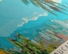 Carregar imagem no visualizador da galeria, Bucaramanga, Colombia Panoramic Canvas Print, Bucaramanga, Colombia Painting, Colombia Art, Bucaramanga Travel Poster, Travel Art, Guest Room Painting
