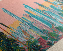 Carregar imagem no visualizador da galeria, Cali, Colombia Panoramic Canvas Print, Cali, Colombia Painting, Colombia Art, Cali Travel Poster, Travel Art, Vacation Gift
