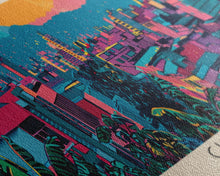 Load image into Gallery viewer, Cucuta, Colombia Panoramic Canvas Print, Cucuta, Colombia Painting, Colombia Art, Cucuta Travel Poster, Travel Art, Guest Room Painting
