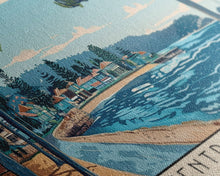 Cargar imagen en el visor de la galería, Central Coast, Australia Panoramic Canvas Print, Central Coast, Australia Painting, Australia Art, Central Coast Travel Poster, Travel Art, Vacation Gift
