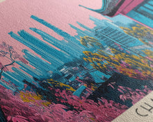 Cargar imagen en el visor de la galería, Changsha, China Panoramic Canvas Print, Changsha, China Painting, China Art, Changsha Travel Poster, Travel Art, Housewarming Gift
