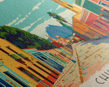 Cargar imagen en el visor de la galería, Chihuahua, Mexico Panoramic Canvas Print, Chihuahua, Mexico Painting, Mexico Art, Chihuahua Travel Poster, Travel Art, Vacation Gift
