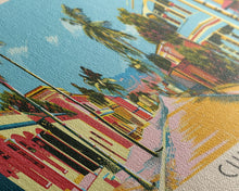 Cargar imagen en el visor de la galería, Chimoio, Mozambique Panoramic Canvas Print, Chimoio, Mozambique Painting, Mozambique Art, Chimoio Travel Poster, Travel Art, Guest Room Painting
