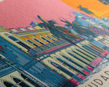 Cargar imagen en el visor de la galería, Ciudad del Este, Paraguay Panoramic Canvas Print, Ciudad del Este, Paraguay Painting, Paraguay Art, Ciudad del Este Travel Poster, Travel Art, Guest Room Painting
