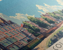 Load image into Gallery viewer, Colchester, England Panoramic Canvas Print, Colchester, England Painting, England Art, Colchester Travel Poster, Travel Art, Guest Room Painting
