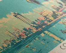 Cargar imagen en el visor de la galería, Conakry, Guinea Panoramic Canvas Print, Conakry, Guinea Painting, Guinea Art, Conakry Travel Poster, Travel Art, Vacation Gift
