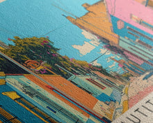 Load image into Gallery viewer, Cuautitlan Izcalli, Mexico Panoramic Canvas Print, Cuautitlan Izcalli, Mexico Painting, Mexico Art, Cuautitlan Izcalli Travel Poster, Travel Art, Guest Room Painting
