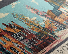 Load image into Gallery viewer, Doncaster, England Panoramic Canvas Print, Doncaster, England Painting, England Art, Doncaster Travel Poster, Travel Art, Guest Room Painting
