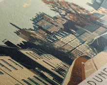 Load image into Gallery viewer, Dunfermline, Scotland Panoramic Canvas Print, Dunfermline, Scotland Painting, Scotland Art, Dunfermline Travel Poster, Travel Art, Living Room Painting
