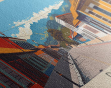 Load image into Gallery viewer, Duran, Ecuador Panoramic Canvas Print, Duran, Ecuador Painting, Ecuador Art, Duran Travel Poster, Travel Art, Living Room Painting
