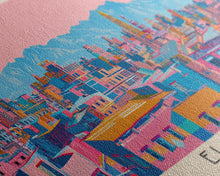 Load image into Gallery viewer, El Alto, Bolivia Panoramic Canvas Print, El Alto, Bolivia Painting, Bolivia Art, El Alto Travel Poster, Travel Art, Housewarming Gift
