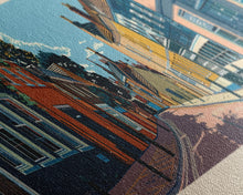 Load image into Gallery viewer, Ely, England Panoramic Canvas Print, Ely, England Painting, England Art, Ely Travel Poster, Travel Art, Living Room Painting
