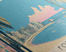 Carregar imagem no visualizador da galeria, Formosa, Argentina Panoramic Canvas Print, Formosa, Argentina Painting, Argentina Art, Formosa Travel Poster, Travel Art, Guest Room Painting
