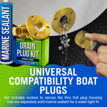 Load image into Gallery viewer, Boat Drain Plug Kit
