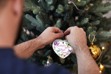 Carregar imagem no visualizador da galeria, Artistic Butterflies Appear when Angels are Near Quote Ornament, Christmas Memorial Gift
