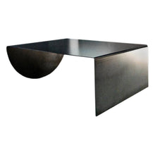 Load image into Gallery viewer, Asymmetrical Metal Coffee Table Heavy Duty Raw Steel
