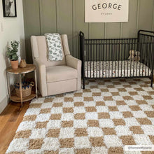 Carregar imagem no visualizador da galeria, Atira Mustard Checkered Area Rug
