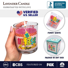 Carregar imagem no visualizador da galeria, Nurse Tour Candle, Cute RN Nursing Lavender Scented Gift
