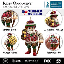 Load image into Gallery viewer, Steampunk Santa the Jolly Inventor Ornament, Victorian Christmas Decor
