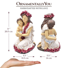 Carregar imagem no visualizador da galeria, A Mother’s Embrace Figurine, 8&quot; Child and Mom Heartwarming Tabletop Statue Decoration
