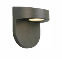 Cargar imagen en el visor de la galería, Hampton Bay 6.1 in. Black LED Outdoor Wall Lantern Sconce with Frosted Glass
