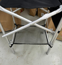 Cargar imagen en el visor de la galería, Earth Products Executive VIP Tall Directors Chair with Folding Side Table, Foldable, Zippered Carry Bag, 31&quot; Seat Height, Lightweight, 375LBS Max Load
