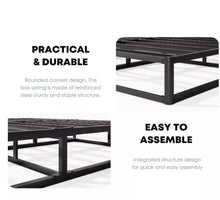 Load image into Gallery viewer, King Box Spring 5 Inch High Profile Strong Metal Frame Mattress Foundation, Quiet Noise-Free, Easy Assembly, 3000lbs Max Weight Capacity
