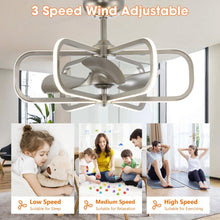 Load image into Gallery viewer, 30&quot; Theron Modern DC Motor Downrod Mount Reversible Ceiling Fan with LED Lighting and Remote Control
