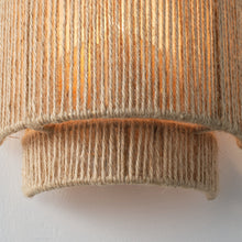 Cargar imagen en el visor de la galería, 1-Light Farmhouse Rattan Wall Sconce Lighting
