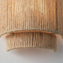 Load image into Gallery viewer, 1-Light Farmhouse Rattan Wall Sconce Lighting
