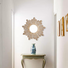 Load image into Gallery viewer, 22 Inch White Modern Sunburst Flush Mount LED Lighting
