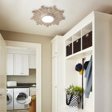 Load image into Gallery viewer, 22 Inch White Modern Sunburst Flush Mount LED Lighting
