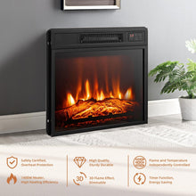 Load image into Gallery viewer, 45&quot; Corner Electric Fireplace TV Stands Console Table with 2 Metal Mesh Doors
