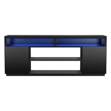 Load image into Gallery viewer, Modern 68 Inch TV Stand Media Console with LED Lights for Living Room
